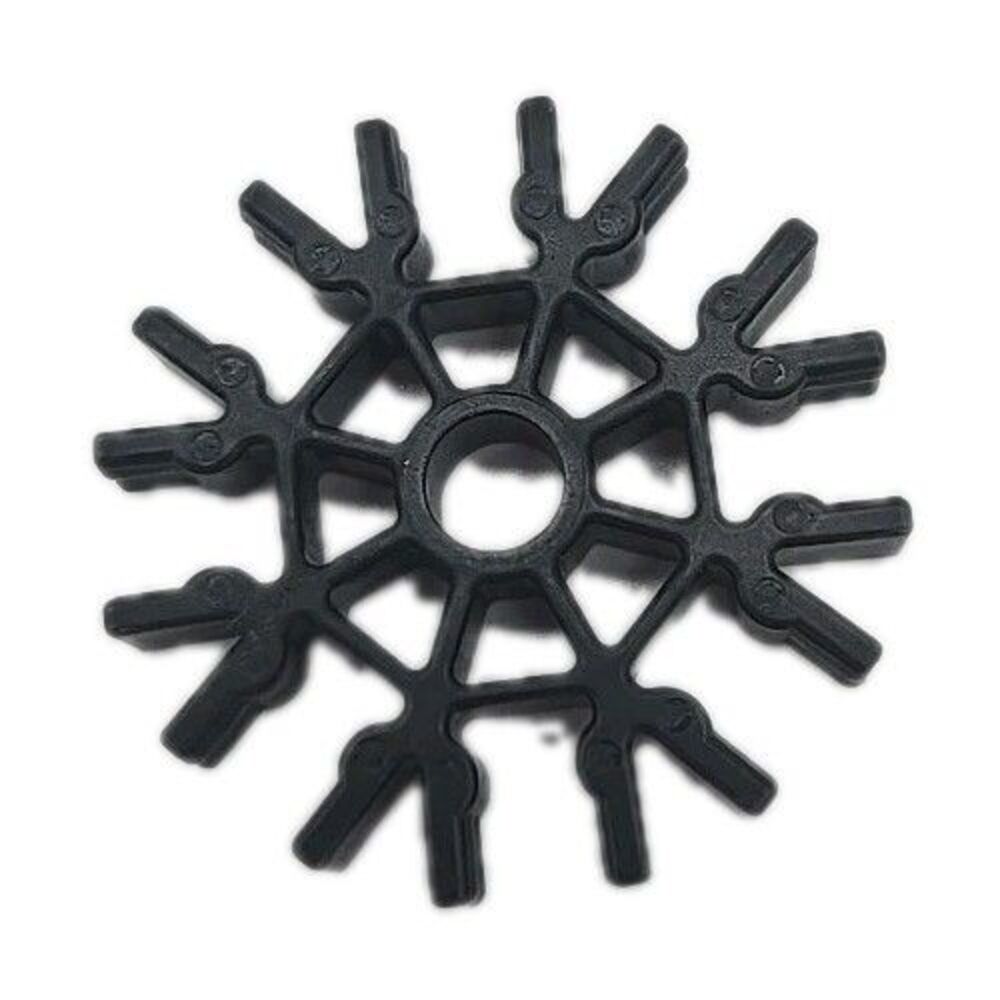 1 K'nex Black 8-way Connector Full Moon Replacement Piece Part Knex  Toy #90968